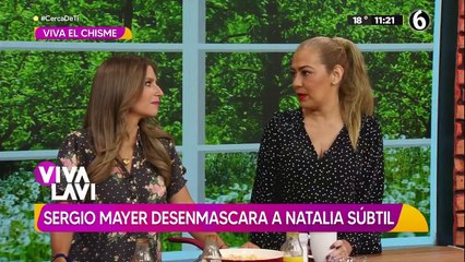 Sergio Mayer desenmascara a Natalia Subtil