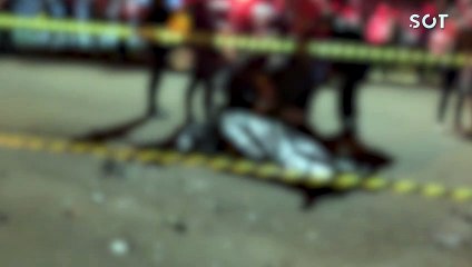 Familiares de Marcos Aurélio ficam desolados por conta do acidente e são amparados por populares