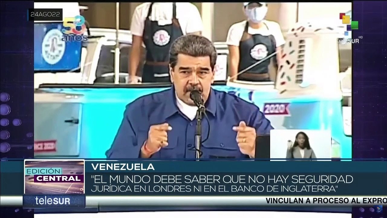 Venezuela reitera su denuncia al robo de sus reservas de oro en Inglaterra
