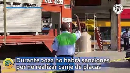 Durante 2022 no habrá sanciones por no realizar canje de placas