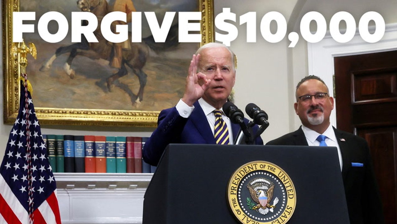 Biden announces who can have $10,000 erased in student loans