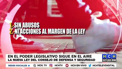 ¡En el aire! Continúa nueva ley del Consejo Nacional de Defensa y Seguridad