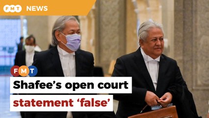 Shafee’s open court statement ‘false’, Zaid says in letter to judges