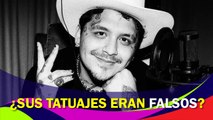 ¿Eran falsos los tatuajes de Christian Nodal?