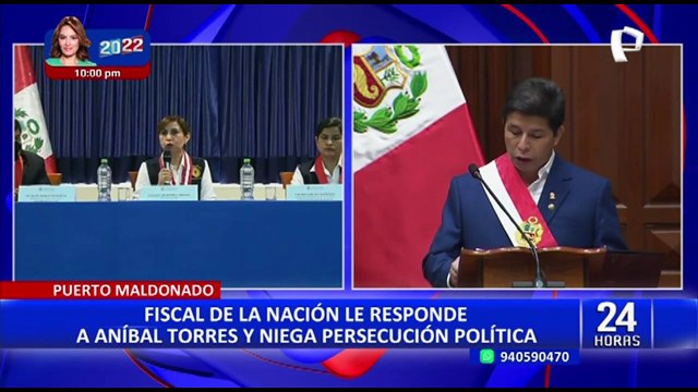Fiscal Benavides: Investigaciones se dan dentro del debido proceso y no por persecución política