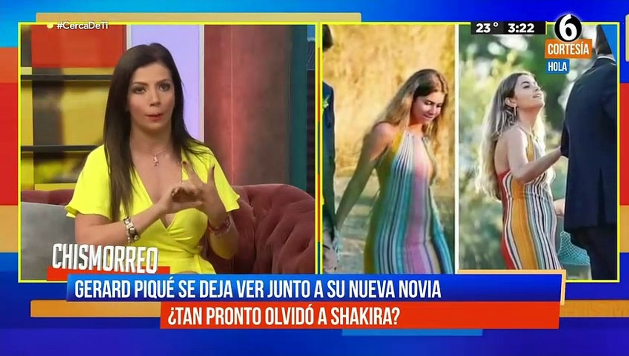 Gerad Piqué se deja ver con su nueva novia