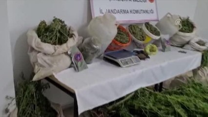 Şanlıurfa gündem haberi... ŞANLIURFA - Tarihi eser ve uyuşturucuyla yakalanan 2 şüpheli gözaltına alındı