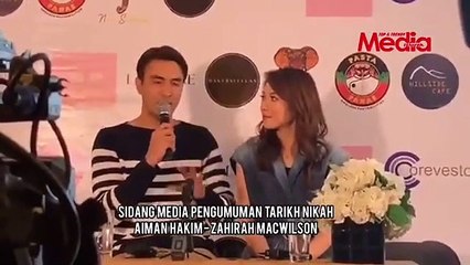 Zahirah MacWilson & Aiman Hakim Umum Tarikh Nikah - #MHnews