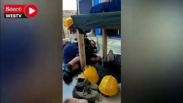 Akkuyu işçilerin zam eylemi devam ediyor