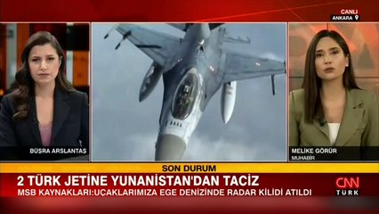 Video herunterladen: Yunan uçaklarından yine Türk F-16'larına taciz