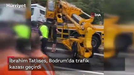 İbrahim Tatlıses, Bodrum'da trafik kazası geçirdi