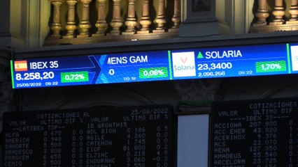 La Bolsa española amplía las ganancias de la apertura tras seis días de caídas