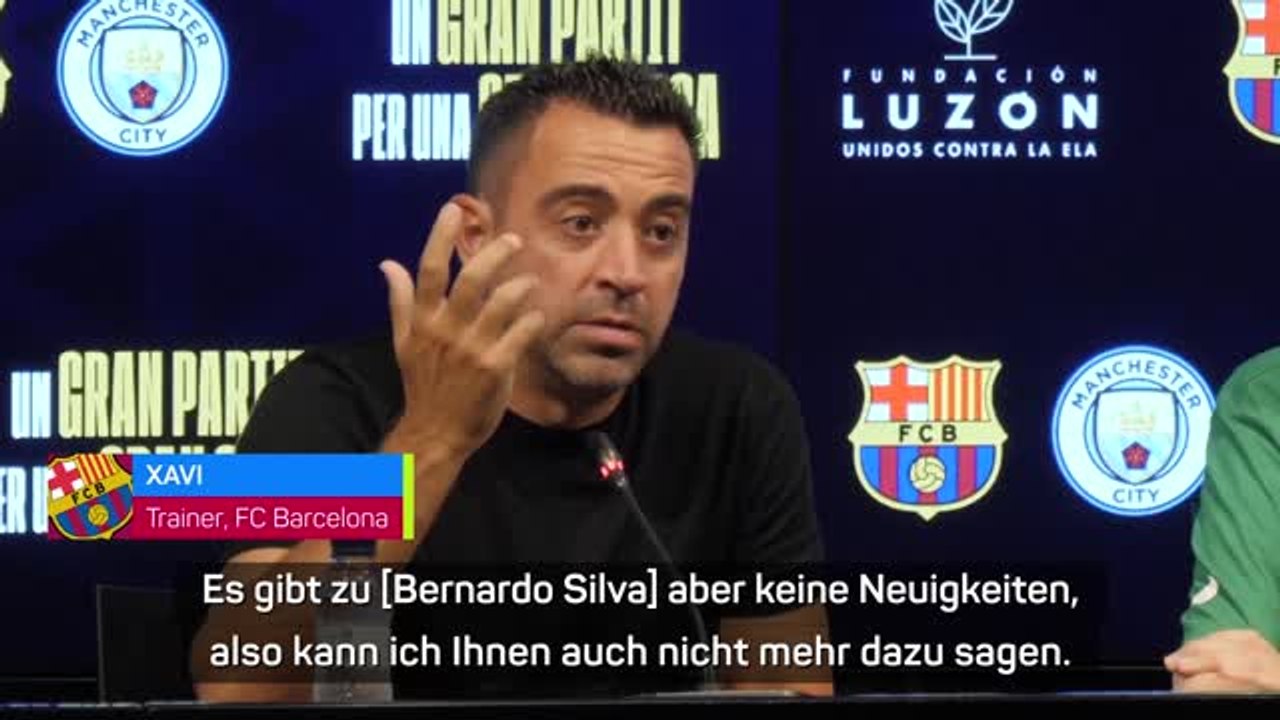 Bernardo silvas zukunft bei barca? das sagt xavi