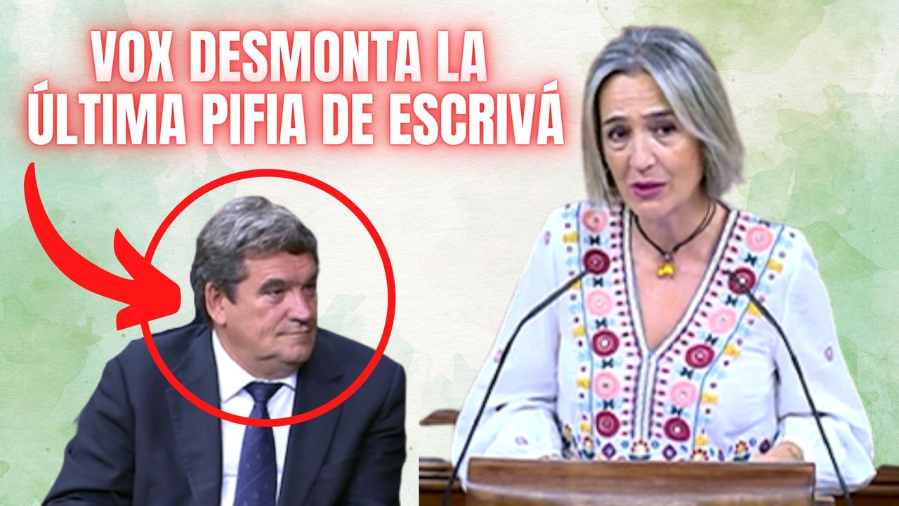 Inés Cañizares (VOX) desmonta la última pifia de Escrivá (PSOE) a los autónomos: "Ataca la libertad"