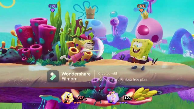 Nickelodeon All-Star Brawl Tournament: Fase de Grupos J1 #2 Bob Esponja VS Helga