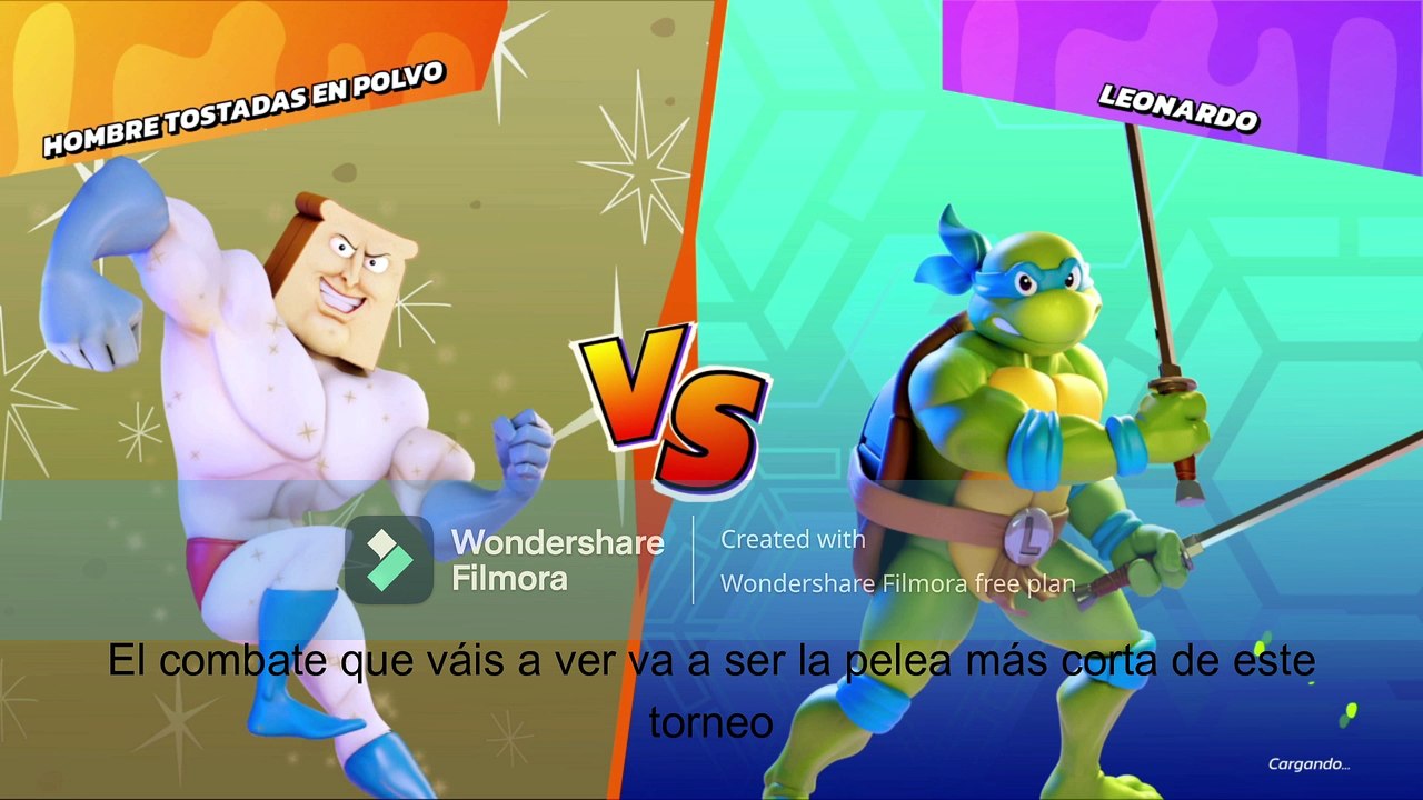 Nickelodeon All-Star Brawl Tournament: Fase de Grupos J1 #3: Hombre Tostada En Polvo VS Leonardo