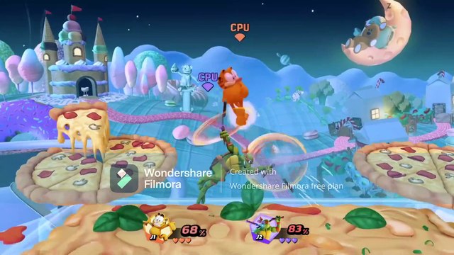 Nickelodeon All-Star Brawl Tournament: Fase de Grupos J1 #6 Garfield VS Michelangelo