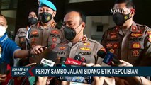 Cuplikan Singkat Detik-detik Ferdy Sambo Jalani Sidang Etik Kepolisian