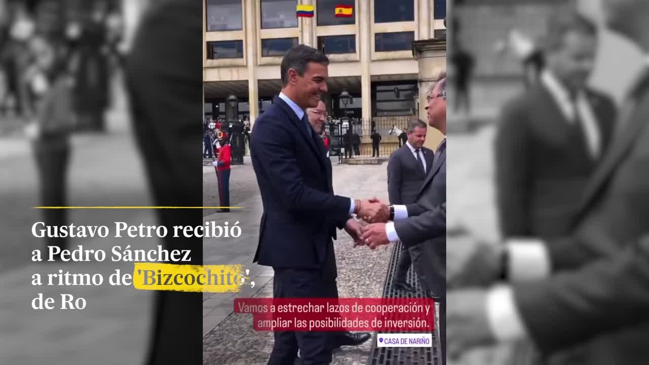 Gustavo Petro sube una publicación con Pedro Sánchez a ritmo de Rosalía | EL PAÍS