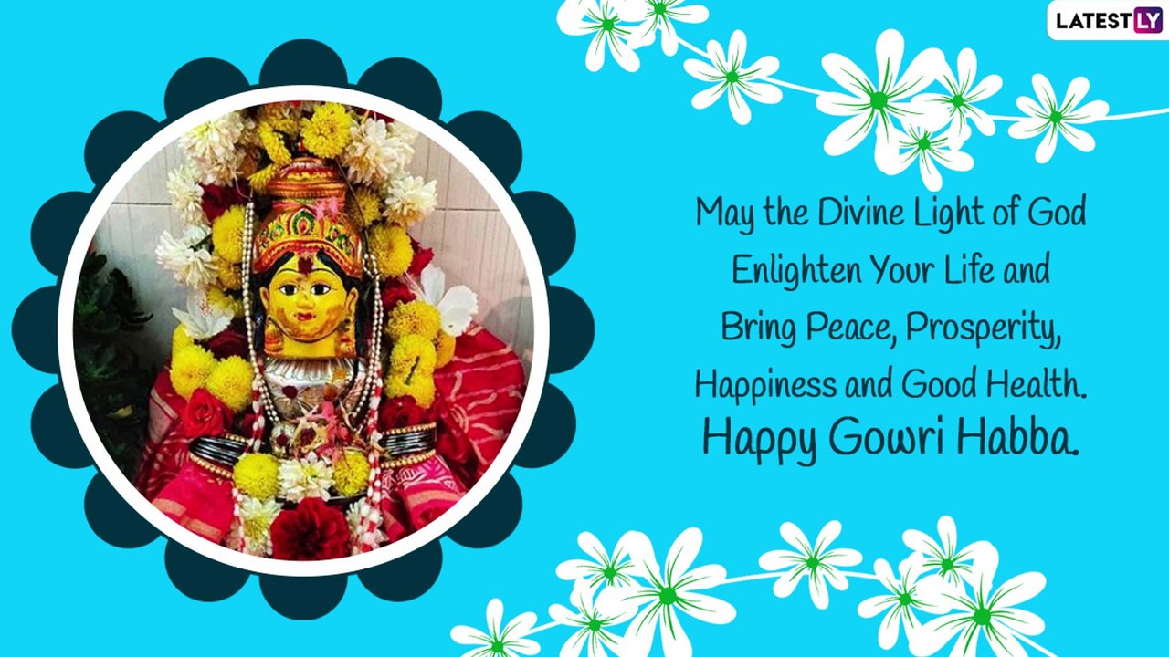 Gowri Habba 2022 Greetings: Send Goddess Gauri Images, Wishes & Quotes on Gowri Ganesha Festival