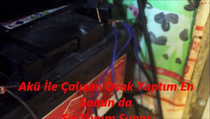 akü ile çalışan ocak nasıl yapılır tüp çok pahalı oldu sır yapım
