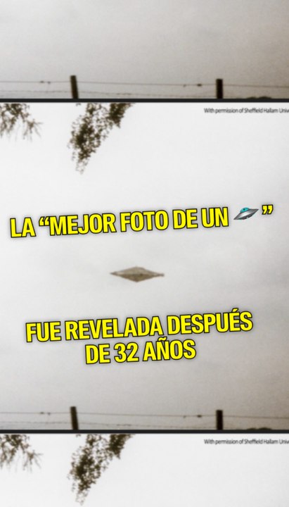 La “mejor foto de un ovni” fue revelada después de 32 años