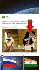 Why did Russia share this meme about India #shorts