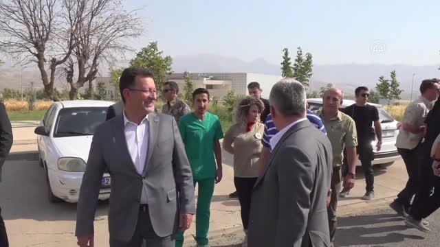Şırnak gündem haberi: Şırnak Valisi Bilgin, yaban hayvanlarının tedavi gördüğü merkezde incelemede bulundu