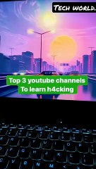 Top 3 YouTube channel to learn hacking...-Kali Tech -