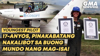 17-year-old Mack Rutherford, youngest pilot to fly solo around the world | GMA News Feed