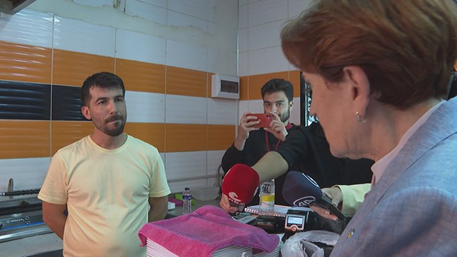 Akşener'e dert yanan esnaf: Bu sistemde 50 yıl çalışsak ev sahibi olamayız