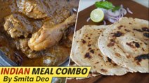 Indian Meal Combo | What Goes With Roti | Easy Dinner Recipes | Mini Meal By Smita Deo | Get Curried