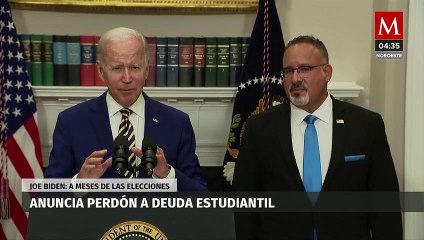 Biden anuncia perdón a deuda estudiantil a meses de las elecciones