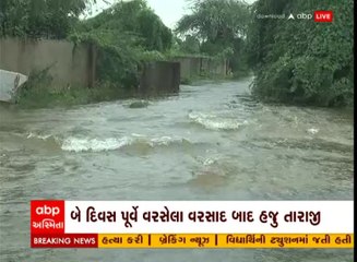 વાવ અને થરાદમાં વરસેલા વરસાદે સર્જી તારાજી, રસ્તા પર નદી વહેતી હોય તેવા દ્રશ્યો