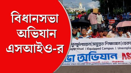 ১৩ দফা দাবি নিয়ে বিধানসভা অভিযান  এসআইও-র