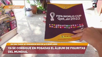Ya se consigue en posadas el álbum de figuritas del mundial