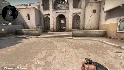 How to Smoke B Entrance on Dust 2, option 2 - CSGO