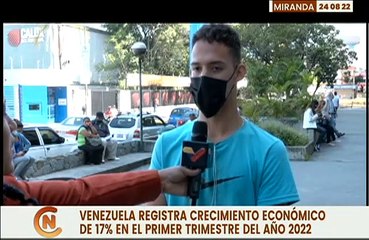 Ciudadanos opinan acerca del crecimiento económico registrado en el primer trimestre del año 2022