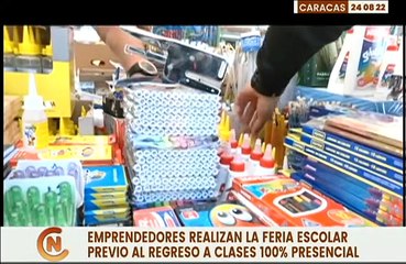 Emprendedores venezolanos ofrecen útiles a precios asequibles para el regreso a clases presenciales