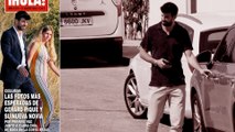 Gerard Piqué y Clara Chía asisten juntos a una boda