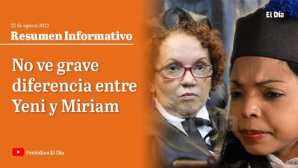 Abogada Laura Acosta no ve sea grave diferencia de criterios entre Yeni Berenice y Miriam Germán