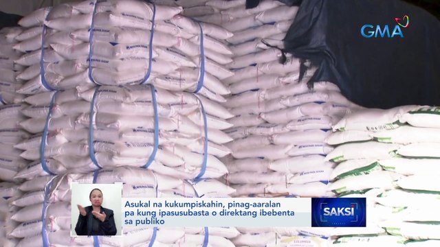 DA Usec. Panganiban: Dapat makasuhan ang mga nag-imbak ng libo-libong sako ng asukal sa gitna ng mahigpit ng supply | Saksi