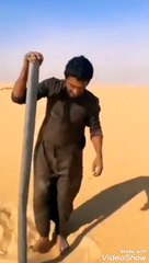 Voilà ce qu'on appelle des sables mouvants... impressionnant