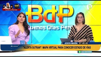 Viaje Seguro: SUTRAN presenta mapa virtual para conocer estados de vías