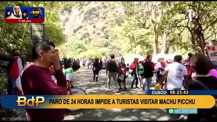 Download Video: Cusco: Así se realizó el paro preventivo en Machu Picchu