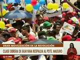 Bolívar | Clase obrera de Guayana se moviliza en apoyo al presidente Nicolás Maduro