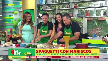 Receta de spaguetti con camarones