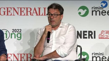 Giorgetti: su gas se Ue non cambia regole fa gioco della Russia