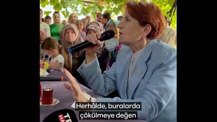 Akşener: Milletimizi bu tiksindirici borçtan kurtaracağız