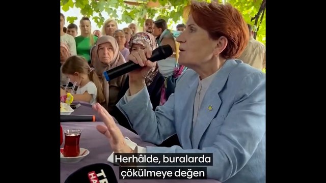 Akşener: Milletimizi bu tiksindirici borçtan kurtaracağız